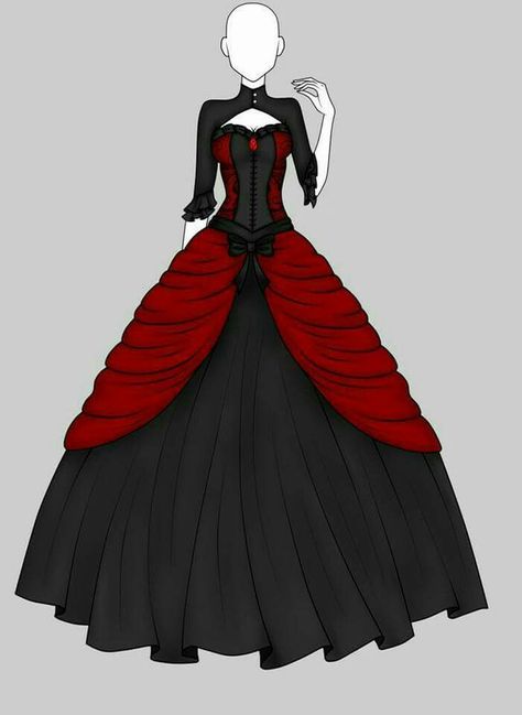 Vampire clothes Vampire Outfit Ideas, Outfit Ideas Drawing, Vampire Outfit, Vestidos Anime, Vampire Clothes, Drawing Anime Clothes, Dress Sketches, Dress Drawing, Anime Dress