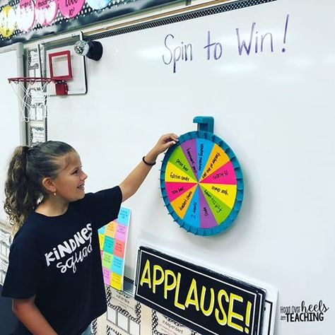 Prize Wheel, Class Family, Spin The Wheel, Crafts For Kids Easy, Moving To Florida, Meet The Teacher, Diy Crafts For Kids Easy, Spinning Wheel, Student Engagement