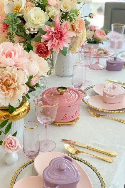 Martha Stewart Home, All Things Pink, Valentines Day Food, Setting Ideas, Pink House, Entertaining Essentials, Valentines Day Treats, Home Goods Decor, Pink Houses