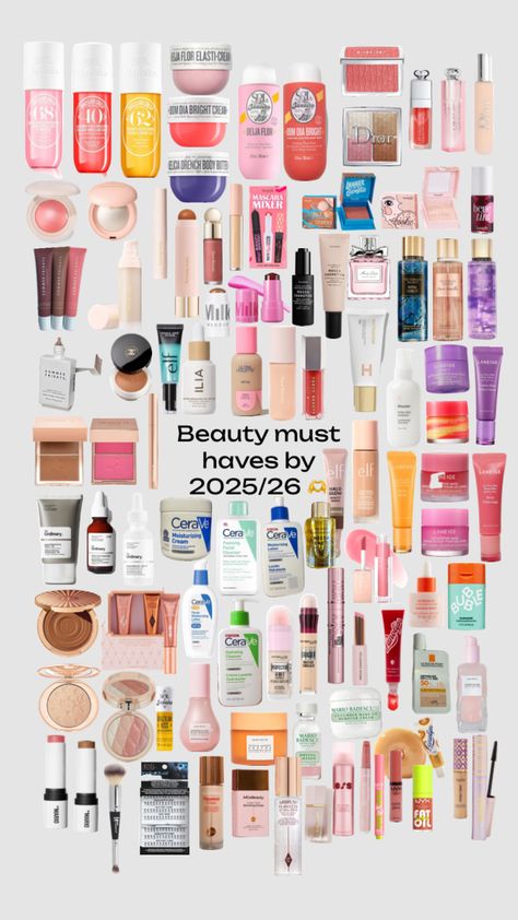 Beauty must haves by 2025/26 🫶 Beauty Product Must Haves, Superdrug Must Haves, That Girl Must Haves, Vanity Must Haves, Dm Must Haves, Amazon Beauty Must Haves, 2025 Wishlist, Beauty Room Vanity, Room Vanity