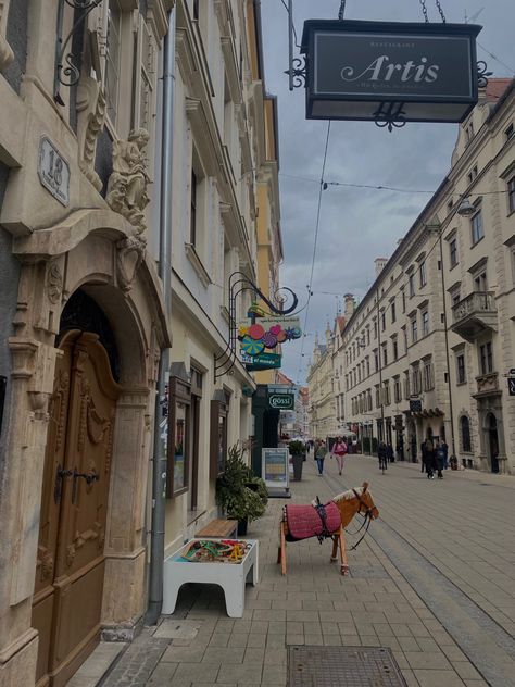 #graz #austria #cityaesthetic Graz Austria Aesthetic, Inter Railing, Graz Austria, Advertise Your Business, Global Travel, New Adventure, Central Europe, Holiday Packaging, Vacation Packages