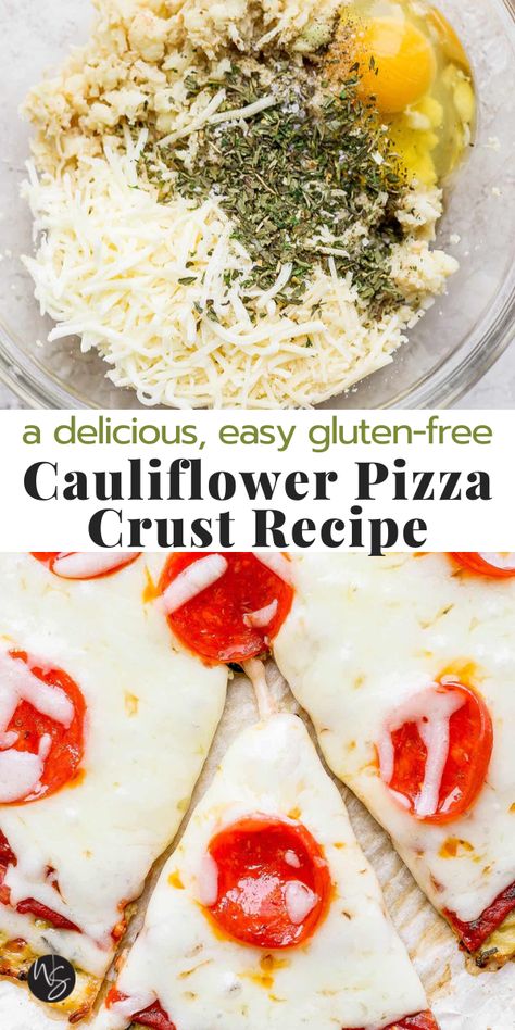 Cauliflower Rice Pizza Crust, Cauliflower Crust Recipe, Easy Cauliflower Pizza Crust, Cauliflower Pizza Dough, Pizza Crust Recipe Easy, Cauliflower Pizza Recipe, Low Sugar Diet Recipes, Cauliflower Pizza Crust Recipe, Healthy Low Carb Snacks