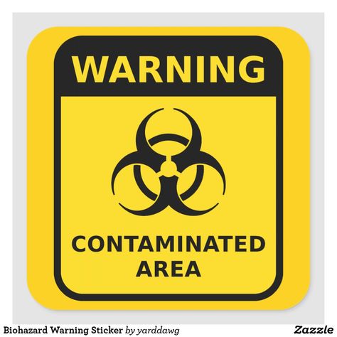 Biohazard Warning Sticker Mad Scientist Costume, Biohazard Sign, Scientist Costume, Mad Scientist Halloween, Mad Scientist Lab, Mad Scientist Party, Biohazard Symbol, Warning Sticker, Stranger Things Halloween