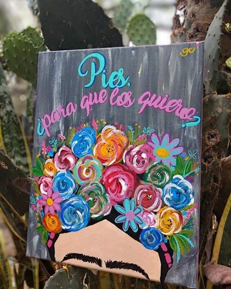 "Pies, ¿para que los quiero?, Acrílico de Frida Kahlo. GC💫 Karate, Wattpad, Quick Saves, Frida Kahlo