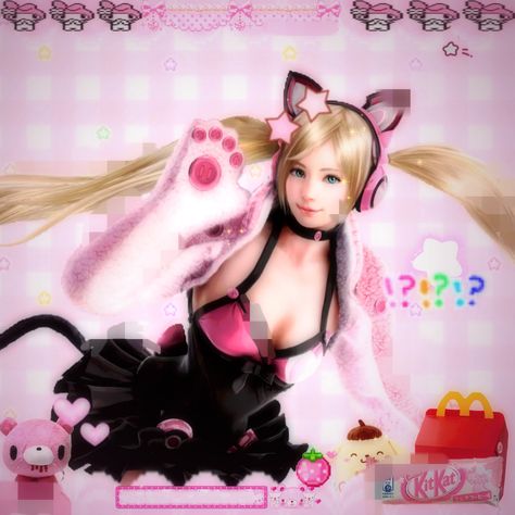 Lucky Chloe Tekken Icon, Lucky Chloe Tekken, Tekken Icons, Tekken 5 Characters, Lucky Chloe, Tekken 3, Tekken 7, Silly Games, Oh My Love