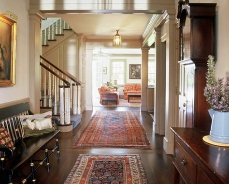 warm and cozy Ideas Entryway, Entrance Way, Light Hardwood, Carpet Ideas, Light Hardwood Floors, Villa Plan, Casas Coloniales, Foyer Decorating, Casa Exterior