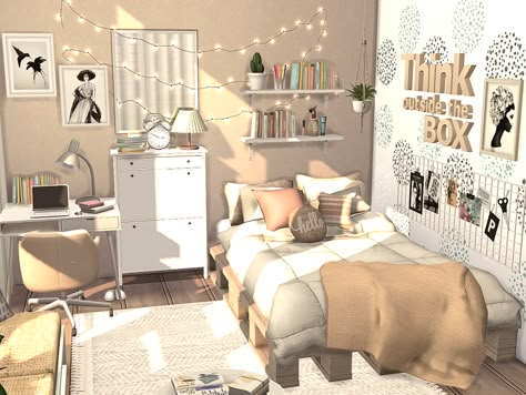 Sims Teenage Bedroom, Sims 4 Cc Teenage, S4 Cc Furniture, Sims 4 Aesthetic Bedroom, Sims Furniture Cc Bedroom, Teen Bedroom Sims 4 Cc, Sims4 Room Cc, Sims 4 Parents Bedroom, Sims 4 Christmas Decor