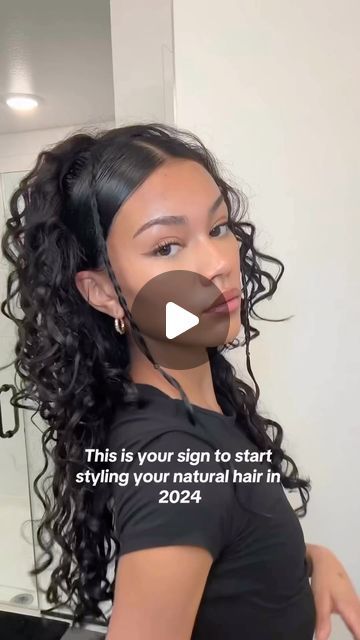 Curly Hair 👑 on Instagram: "Hairstyle inspo 😍  @itsmikaylanicole #curlyhair #curls #curlyhairinspo #hairtutorial" Hairstyle Inspo, Good Hair, Curly Hair Tips, Good Hair Day, Hair Tips, Wet Hair, Natural Curls, Polished Look, Hair Day