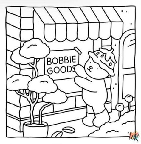 Bobbie Goods Coloring Pages, Bobbie Goods Coloring, Coloring Stuff, Anna Und Elsa, Bobbie Goods, Bear Coloring Pages, Cartoon Coloring Pages, Coloring Pages To Print, Coloring Book Art