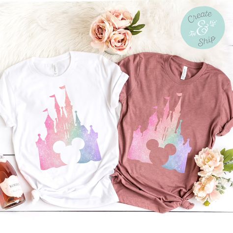 Faux Glitter Watercolor Castle Disney Shirt Disney Castle | Etsy Disneyland Christmas Outfit, Watercolor Castle, Girls Disney Shirts, Cute Disney Shirts, Family Disney Shirts Matching, Disney World Shirt, Glitter Watercolor, Kids Disney Shirts, Castle Disney