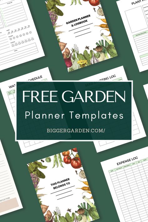 Download this free printable garden planner for 2025. A digital journal filled with vegetable garden layout ideas, flower planning, and inspiration to help you organize your garden in a structured, easy-to-follow format. Garden Schedule, Printable Garden Planner, Free Garden Planner, Planting Calendar, Planning Apps, Garden Pest Control, Garden Planner, Big Garden, Gardening Advice