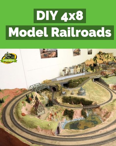 Train Track Layout, Train Table Layout, Lionel Trains Layout, Model Trains Ho Scale, N Scale Train Layout, Train Layout Ideas, N Scale Layouts, Ho Train Layouts, Model Train Table