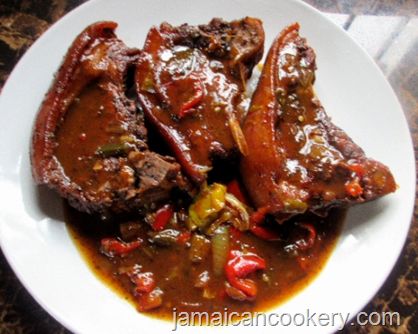 Stewed Pork Chops, Calories In Fruit, Pork Chop Stew, Stewed Pork, Raw Carrots, Cooked Carrots, Jamaican Recipes, Pork Chop Recipes, Caribbean Recipes