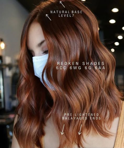 Hair Formulas, Blue And Silver Nails, Redken Hair Color, Color Formulas, Redken Hair Products, Hair Color Formulas, Ginger Hair Color, Hair Color Auburn, Red Heads