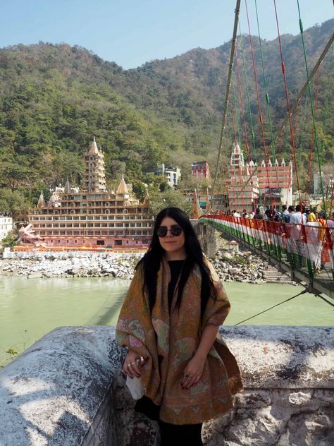 lakshman jhula rishikesh travel guide Lakshman Jhula, Rishikesh Travel, India Tourist, Ganges River, Travel Destinations In India, Vacation Outfits Women, Travel Infographic, Rishikesh India, Solo Photo