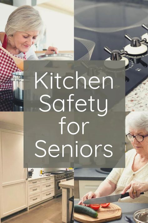 The kitchen might seem dangerous, but you can make it much safer for seniors. Check out these tips to improve your kitchen. #safety #kitchen Adaptive Equipment Occupational Therapy, Accessible House Plans, Accessible House, Home Safety Tips, Kitchen Safety, Adaptive Equipment, Family Caregiver, Aging In Place, Long Term Care