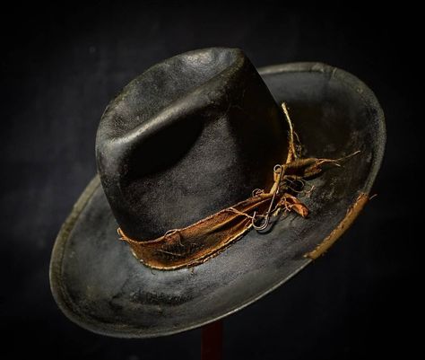 Long Brim Hats, Distressed Felt Hat, Custom Fedora Hat, Men Wide Brim Hat, Custom Fedora, Ribbon Binding, Wide Brim Hat Men, Tall Crown, Mad Hat