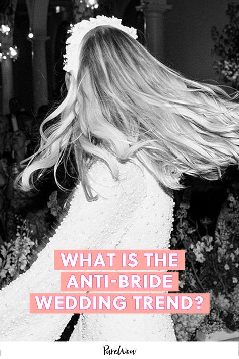 The anti-bride wedding trend is everywhere. From food trucks and CBD bars to holographic manicures and bowling after-parties, these ceremonies defy convention. Here, a weddings editor, cake designer, planner and celebrity makeup artist break down how to make it your own in 2023. national,trends,weddings Alternative Wedding Cakes, Bridesmaids Jumpsuits, Anti Bride, Wedding Cake Alternatives, Wedding After Party, Surprise Wedding, Alternative Bride, Celebrity Makeup Artist, Fancy Party