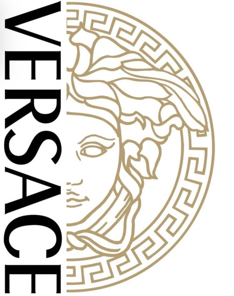 Versace Logo Design Gold, Versace Logo Art, Versace Logo Wallpapers, Versace Logo Design, Plakat Design Inspiration, Chanel Art Print, Luxury Brand Logo, Tattoo Lettering Design, Idee Cricut