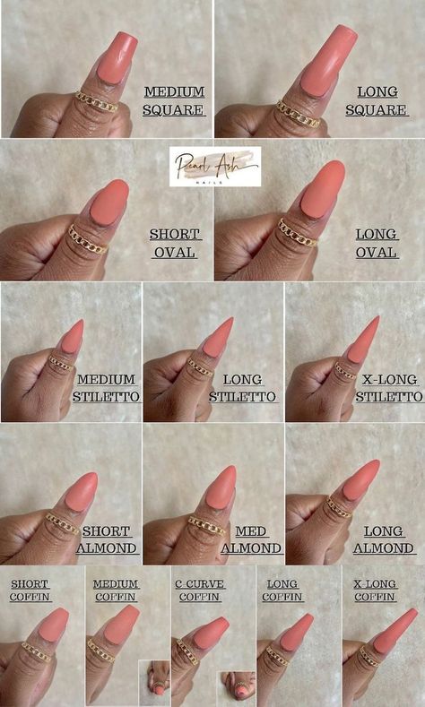 Do It Yourself Nails, Basic Nail, Trend Nails, Art Learning, Custom Nails, Nail Painting, Different Nail Shapes, Shape Pictures, Nail Prep