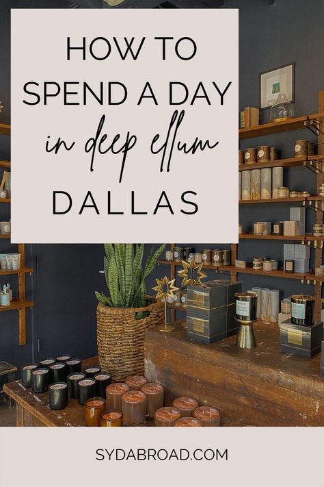 This contains: deep ellum dallas restaurants Diy Travel Hacks, Trip Planning Template, Deep Ellum Dallas, Weekend In Dallas, Dallas Things To Do, Austin Texas Travel, Texas Travel Guide, Travel Guide Design, Travel Hacks Airplane