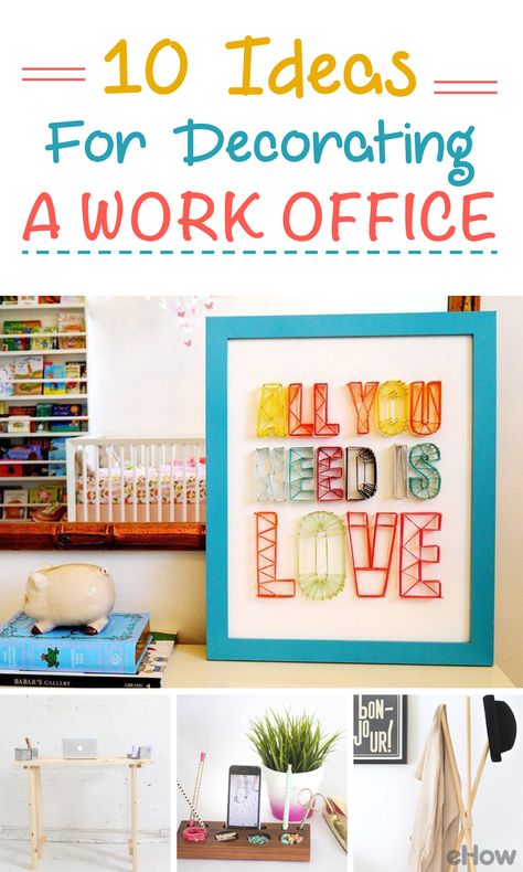 Make your office space your own with these easy, cheap decor ideas: http://www.ehow.com/way_5128380_ideas-decorating-work-office.html?utm_source=pinterest.com&utm_medium=referral&utm_content=curated&utm_campaign=fanpage Redecorate Office At Work, Cheap Office Wall Decor Easy Diy, Easy Office Decor, Office Decor Diy Ideas, Diy Office Decor At Work Wall Art, Professional Office Decorating Ideas For Work Bulletin Boards, Welcome Back To Work Office Decorations, Cubicle Hacks, Diy Office Decor At Work