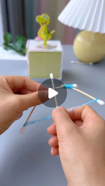 Paper Craft Ideas on Instagram: "Watch as I transform ordinary cotton swabs into a miniature crossbow in this unique DIY tutorial. Follow along step-by-step as I demonstrate how to assemble and modify cotton swabs to create a functional crossbow. From crafting the frame to adding the bowstring, I'll guide you through each stage of the process with clear instructions and helpful tips. This creative project is perfect for enthusiasts of all skill levels looking to explore unconventional crafting ideas. Get ready to unleash your creativity and make your own crossbow from cotton swabs today!" Arrow Crafts, Arrows Diy, Diy Crossbow, Paper Craft Ideas, Easter Decorations Vintage, Easter Decorations Kids, Easter Hair Bow, Easter Decorations Christian, Cotton Swabs