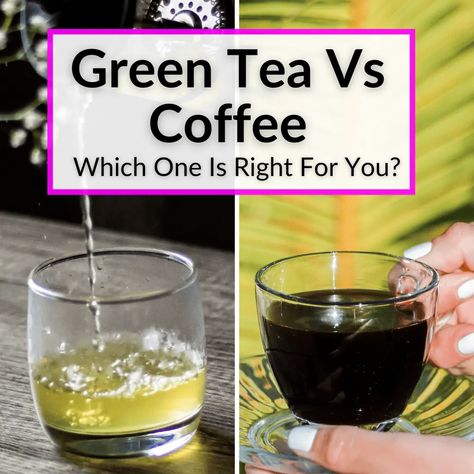 When comparing green tea vs coffee without the bias many have, you realize the difference is not as big as some would have you believe. Coffee also offers a lot... Best Time To Drink Green Tea, Best Green Tea To Buy, Benefits Of Drinking Green Tea, What Is Green Tea, Green Tea Vs Coffee, Replace Coffee, Green Tea Benefits Health, Green Tea Coffee, Coffee Vs Tea