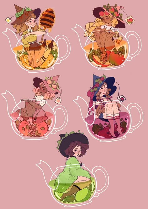 Witches and tea artwork. Kawaii. Cute. Pastel. Tea Artwork, Tea Witch, Witch Drawing, Cute Pastel, Witch Art, Cute Little Drawings, Kawaii Art, Cool Art Drawings, Sketchbook Art Inspiration