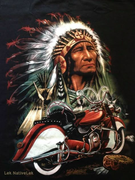 Indian Motorcycle Art, Harley Davidson Stickers, Motorcycle Art Painting, Motorcycles Logo Design, David Mann Art, Indian Motorbike, Indian Motors, Native American Drawing, Ape Hanger