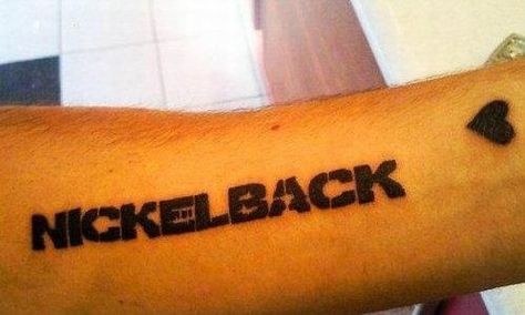 47 Cringeworthy Tattoos Being Regretted As We Speak - BuzzFeed. I'm seriously laughing out loud at most of these Nickelback Tattoo, Tattoos Gone Wrong, Unusual Tattoo, Fan Tattoo, Alien Tattoo, Text Tattoo, Tattoo Fails, Bad Tattoos, Crazy Eyes