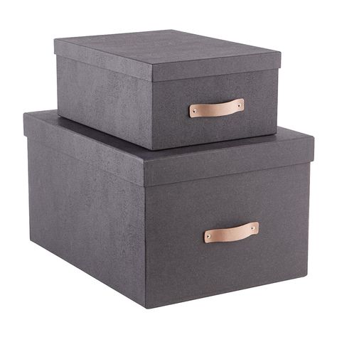 Bigso Black Woodgrain Storage Boxes Bedroom Storage Boxes, Photo Storage Box, Photo Box Storage, Storing Blankets, Decorative Storage Boxes, Wicker Baskets Storage, Custom Storage, The Container Store, Storage Boxes With Lids