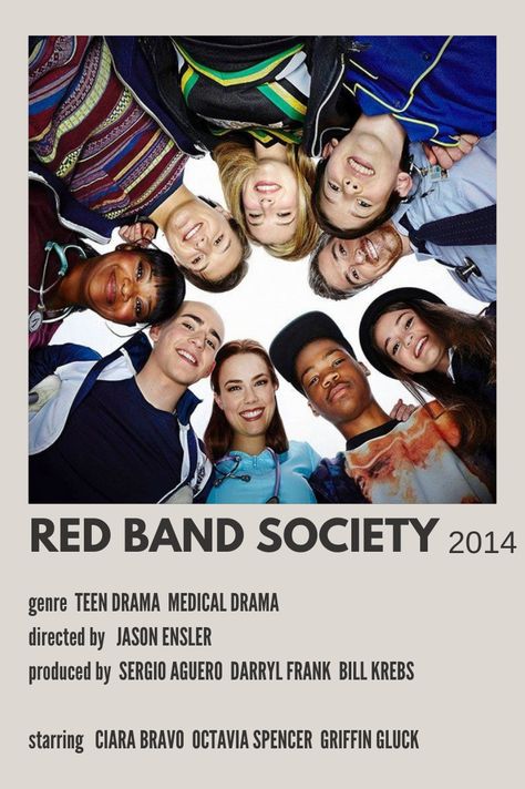 The Red Band Society, Mur Aesthetic, Comfort Movie, Ciara Bravo, Octavia Spencer, Red Band Society, Polaroid Posters, Decor Posters, Film Posters Vintage