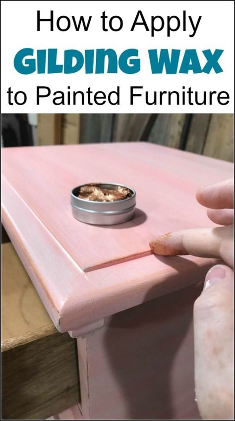 Glaze Vs Wax Furniture, Diy Wax For Chalk Paint, Dixie Belle Chalk Paint Furniture, Gilding Wax On Furniture, Diy Gilding Wax Recipe, Chalk Paint Wax How To Apply, Clear Wax Over Chalk Paint, Coral Painted Furniture, Dixie Belle Chameleon Wax On Furniture