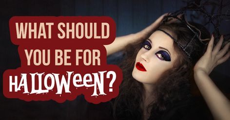 What Should You Be For Halloween? - Quiz - Quizony.com What Should I Be For Halloween, Vampire Quiz, Halloween Quizzes, Tattoo Quiz, What To Be For Halloween, Halloween Quiz, Mario Costume, Halloween Creatures, Aesthetic Types