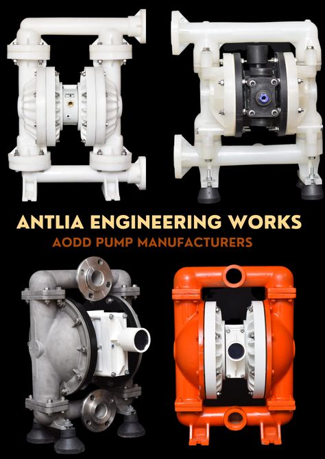 Antlia #AODD (air-operated double #diaphragm) #pumps are capable of transferring a wide range of viscous materials, including oils, lubricants, inks, adhesives, and other similar materials. The ability to transfer viscous materials depends on the design of the pump and its diaphragm material. #India #Mumbai #Manufacturing #MakeinIndia #Pump #Pneumatic #Diaphragms #Industrial #Industries #Equipments #Hardware #Utility #Chemical #Pharma #Paint #Oil #Gas #Steel Engineering Works, Diaphragm Pump, Oil And Gas, Engineering, Pumps