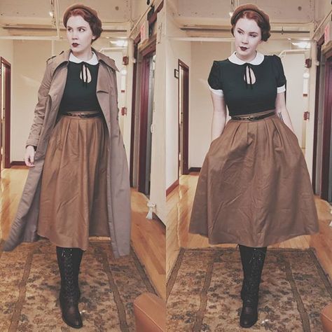 This weekend was a blur of filming and editing but I'm excited to show you guys what I've been up to! Thank you for always being so… Rachel Masky, Rachel Maksy, Vintage Outfits 50s, Vintage Outfits 90s, Style Aesthetics, Vintage Hipster, Vintage Wardrobe, 1940s Fashion, Mode Vintage