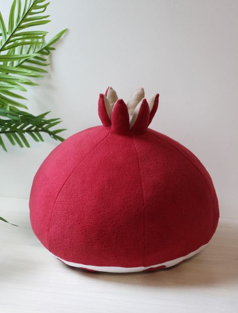 Fruit Pillow, Burgundy Pillows, Leaf Blanket, Food Pillows, Winter Fruit, Summer Pillows, Positive Gift, Velvet Pumpkins, Orange Pillows