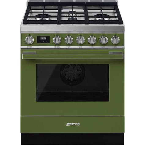 12 Gorgeous Green Essentials for Kitchens - Green Kitchen Ideas 2021 Oven Cleaning Easy, Wok Rings, Dual Fuel Ranges, Domestic Appliances, Iron Grate, Gas Oven, Gas Cooktop, Range Cooker, Gas Burners