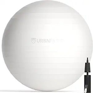 Amazon.com: ﻿﻿URBNFIT Exercise Ball - Yoga Ball in Multiple Sizes for Workout, Pregnancy, Stability - Anti-Burst Swiss Balance Ball w/ Quick Pump - Fitness Ball Chair for Office, Home, Gym : Sports & Outdoors Chair For Office, Ball Yoga, Fitness Ball, Ball Aesthetic, Gym Ball, Balance Ball, Neutrogena Makeup, Ball Chair, Exercise Ball