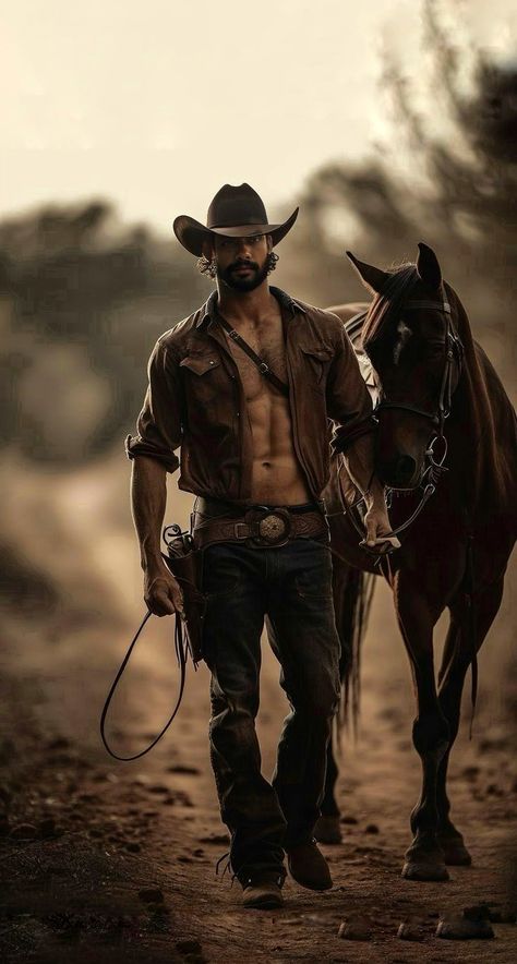 Shifter Books, Country Poses, Hot Cowboy, Hellboy Tattoo, Horse Photography Poses, Cowboy Photography, Hero Inspiration, Handsome Cowboys, Cowboy Romance