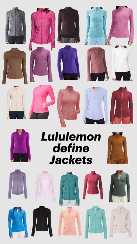 Lululemon define jackets #luludefinejackets #lululemon Define Jacket Outfit, Lululemon Outfits, Lululemon Define, Cute Gym Outfits, Lululemon Define Jacket, Define Jacket, Lululemon Jacket, Jacket Outfit, Gym Outfit