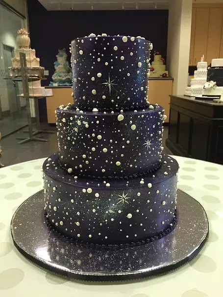 Star And Moon Quinceanera Theme, Starry Night Theme Cake, Midnight Debut Theme, Under The Stars Cake Sweet 16, Quinceanera Themes Starry Nights Midnight Blue, Starry Sky Cake, Midnight Theme Wedding, Midnight Theme Cake, Galaxy Quinceanera Theme