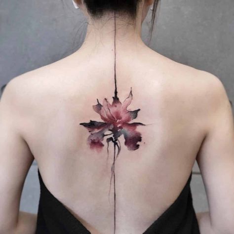 Abstract Flower Tattoos, Iris Flower Tattoo, Wörter Tattoos, Forearm Flower Tattoo, Iris Tattoo, Leaf Tattoo, Spine Tattoos For Women, Pretty Tattoos For Women, Tatuaje A Color