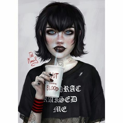 I love this version of mavis👄✝💀 and you? . .by:@tatimoons . . . . . . . .#draw #painting #art #fanart #hoteltransylvania #dark #vamp… Hotel Transylvania, Hotel, Friends Family, The World, Makeup, On Instagram, Instagram, Art, Make Up