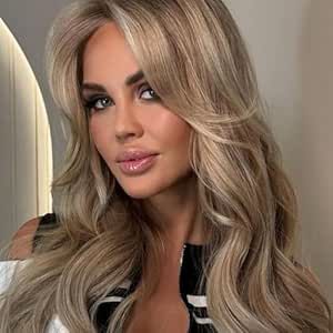 FASHION IDOL Big Wavy Lace Wig with Curtain Bangs 28 Inches Body Wavy Heat Resisatnt Synthetic Hair with Middle Part Wig With Curtain Bangs, Wavy Lace Wig, Fashion Idol, Middle Part, Middle Parts, Curtain Bangs, Lace Wig, Synthetic Hair, Lace Wigs