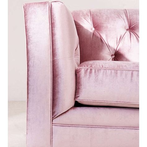 #homedecor #interiors #velvet Total crush on this pink velvet lounge💗💗 Couch Pink Velvet, Pink Sofa In Office, Bright Pink Velvet Couch, Nude Pink Couch, Soft Blush Sofa, Cottage Pink Sofa, Hot Pink Victorian Couch, Velvet Colors Fabric For Sofa, Purple Velvet Sofa Living Room