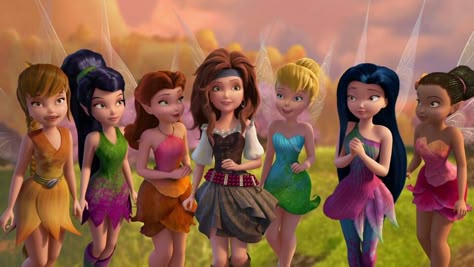 Fawn, Iridessa, Rosetta, Silvermist, Tinkerbell, Vidia and Zarina Tinker Bell And The Pirate Fairy, The Pirate Fairy, Fairies Movie, Disney Faries, Tinkerbell Movies, Disney Fairies Pixie Hollow, Pirate Fairy, Tinkerbell And Friends, Tinkerbell Disney