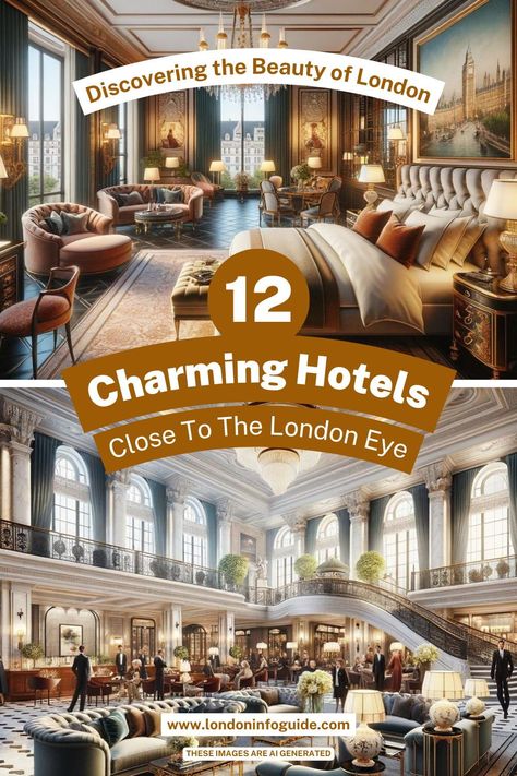 From sumptuous luxury to cosy budget-friendly rooms, these 12 hotels near the London Eye cater to all travellers seeking to immerse themselves in London's beauty .#London #LondonEye #HotelsInLondon #WhereToStayInLondon Best Hotels In Central London, Dorchester Hotel London, Four Seasons Hotel London, London Edition Hotel, Landmark Hotel London, Corinthia Hotel, Buckingham Palace London, Hotels In London, London In December