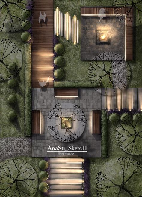 Creative Landscape Design, Presentation Board Design, Landscape Design Drawings, Landscape Architecture Drawing, Conceptual Architecture, Courtyard Design, Interior Design Sketches, Architectural Floor Plans, House Arch Design